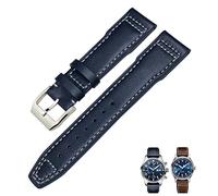SCWZZWSY Cinta d'oro in pelle genuina 20mm 21mm 19mm 22mm di orologi per mucca per la cova per iwc mark big pilot spitfire portofino watch accessori
