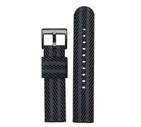 SCWZZWSY Cinta sportiva addensata in nylon intrecciata per la moda per la fascia sportiva ispessita di tela da mare 18 mm 20mm 22mm 24mm