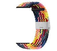 SCWZZWSY Cinturini per orologi in nylon intrecciato con fibbia elastica per Fenix 7 7X 6 6X Pro 5X 5 3HR 945 S60 S62 Cinturini in nylon con cinturino a sgancio rapido