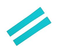 SCWZZWSY Cinturino in gomma fluorescente impermeabile 18 mm 19 mm accessori di ricambio per cinturino Patek per Philippe per Aquanaut 5067A-001 cintura, 18mm-Silver Buckle, A