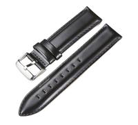 SCWZZWSY Cinturino in pelle 18 mm 20 mm 22 mm nero marrone rosso cinturino in pelle bovina cinturino a sgancio rapido accessori per orologi, 22mm, A