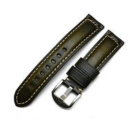 SCWZZWSY Cinturino per orologio da uomo in vera pelle, fatto a mano, stile italiano, marrone, nero, blu, vintage, compatibile con cinturini da uomo, 20 mm, 22 mm, 24 mm, 26 mm, 18mm