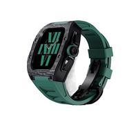 SCWZZWSY Custodia in fibra di carbonio di lusso per banda 45mm Series 8 7, per IWatch Series 6 5 4 SE 44mm Kit di conversione con strumenti