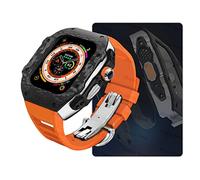 SCWZZWSY Custodia in fibra di carbonio per 8 Urtal modificato 49mm S8 45 44mm Custodia protettiva Cinturino