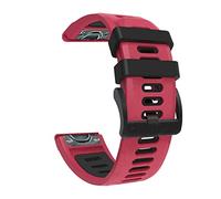 SCWZZWSY Fascia d'oro silicone in forma rapida 26mm per 7x 6x Pro/5x plus/3 hr/enduro/discesa MK1 MK2 MK2I Smart Watch Band Strap