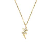 SCWZZWSY Girls Jewelry Lightning Diamond Temperament Collana per Le Donne Collana del Girocollo a Catena Made in Cina Decorazioni