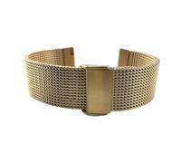 SCWZZWSY Guarda la cintura a doppia mesh pressione solida fibbia rapida a rilascio per orologio intelligente con 18 20 21 22 24mm