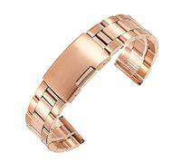 SCWZZWSY Guarda la cintura da donna in acciaio Bracciale in acciaio inossidabile Sport Accessori per orologi per orologi da uomo impermeabili/oro rosa