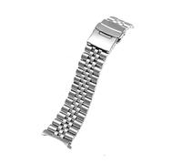 SCWZZWSY Guarda la fascia compatibile con SKX009 007 175 173 Strap di orologio in acciaio inossidabile solido 20 22 mm Accessori orologi orologio orologio /20 mm senza logo/cinque perle