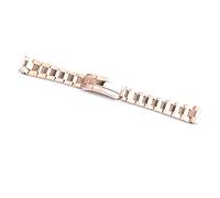 SCWZZWSY Guarda l'acciaio inossidabile in metallo cinghia, Accessorio per orologio per orologio curvo con fibbia a farfalla a rilascio rapido 20 21 mm /21 mm/oro