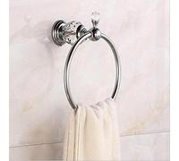 SCWZZWSY Il Moderno Set di Hardware per Bagno Cromato comprende portacarpa per Toilette Porta portabicchiere Porta Tazza di Tazza di Tessuto e Gancio di Veste