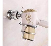 SCWZZWSY Il moderno set di hardware per bagno cromato comprende portacarpa per toilette porta portabicchiere porta tazza di tazza di tessuto e gancio di veste