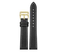 SCWZZWSY La cinghia di orologio in pelle autentica dell'orologio è adatto a 18/22 mm di mandato di cravatta a morbida in mezzo a 18/22 mm