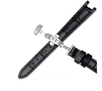 SCWZZWSY Mucca vera pelle di guardia in pelle per 1853 T094210 Women Watch Cingle Bracciale 12mm con chiusura a farfalla Stee inossidabile