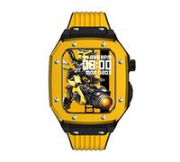 SCWZZWSY Per Band Series 7 Donna Cassa dell'orologio in lega 44 mm, 42 mm, 45 mm, accessori per orologi in acciaio inossidabile per iWatch Series 7, 6, 5, 4 SE, 45mm