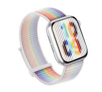 SCWZZWSY Per banda 49mm 45mm 44mm 42mm 41mm 40mm 38mm, Women Men Sport Nylon Loop Strap per la serie IWatch Ultra 8 7 6 5 4 3 2 1 SE