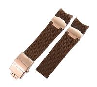 SCWZZWSY Per Ulysse Nardin cinturino in gomma siliconica 263 DIVER cinturino con estremità curva 22mm braccialetti per orologi con cintura impermeabile