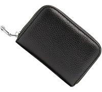 SCWZZWSY Porta carte Porta carte da donna Porta carte di credito in vera pelle unisex Porta monete Porta monete Tasca Porta carte di credito in pelle di vacchetta (Color : Blue)