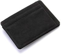 SCWZZWSY Porta carte Porta carte di credito Porta carte di credito Porta carte di credito Porta carte di credito in pelle ultra sottile da uomo nuovo (Colore : Grey)