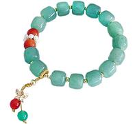 SCWZZWSY Stringa a mano, bracciale perline di braccialetta Aventurina in giada Bracciale Nafu