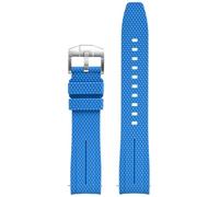 SCWZZWSY UNIVERSAL 20MM Watch Cint Men Women Rubber Release Watch Band Curved End Bands