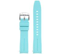 SCWZZWSY UNIVERSAL 20MM Watch Cint Men Women Rubber Release Watch Band Curved End Bands