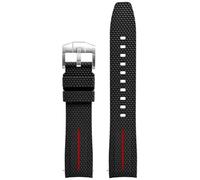 SCWZZWSY UNIVERSAL 20MM Watch Cint Men Women Rubber Release Watch Band Curved End Bands