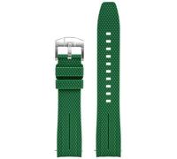 SCWZZWSY UNIVERSAL 20MM Watch Cint Men Women Rubber Release Watch Band Curved End Bands