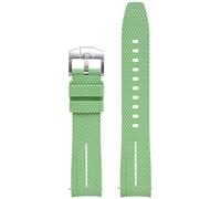 SCWZZWSY UNIVERSAL 20MM Watch Cint Men Women Rubber Release Watch Band Curved End Bands