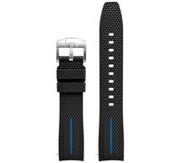 SCWZZWSY UNIVERSAL 20MM Watch Cint Men Women Rubber Release Watch Band Curved End Bands