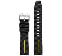 SCWZZWSY UNIVERSAL 20MM Watch Cint Men Women Rubber Release Watch Band Curved End Bands