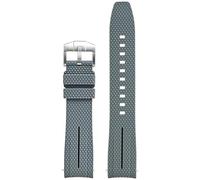 SCWZZWSY UNIVERSAL 20mm Watch Cint Men Women Rubber Release Watch Band Curving End Bands