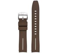 SCWZZWSY UNIVERSAL 20mm Watch Cint Men Women Rubber Release Watch Band Curving End Bands