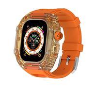 SCWZZWSY Urban Sport Mod Kit per Ultra 49mm Series 8 7 6 5 4 SE BRACSETTO CANDETTO CANDA LIGUATA CASO RUFT COPERCHIO DI PROTECTIVO 44MM 45mm 49mm (colore: A, dimensione: ultra 49mm)