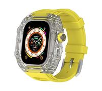 SCWZZWSY Urban Sport Mod Kit per Ultra 49mm Series 8 7 6 5 4 SE BRACSETTO CANDETTO CANDA LIGUATA CASO RUFT COPERCHIO DI PROTECTIVO 44MM 45mm 49mm (colore: A, dimensione: ultra 49mm)