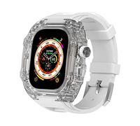 SCWZZWSY Urban Sport Mod Kit per Ultra 49mm Series 8 7 6 5 4 SE BRACSETTO CANDETTO CANDA LIGUATA CASO RUFT COPERCHIO DI PROTECTIVO 44MM 45mm 49mm (colore: A, dimensione: ultra 49mm)