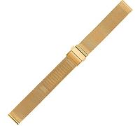 SCWZZWSY Watch Strap Universal 16 mm 18 mm 20 mm 22 mm Rilascio rapido in acciaio inossidabile Accessori per orologi intrecciati /16 mm/oro