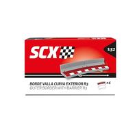 SCX - Accessori ed Estensioni Circuiti di Corsa Originale Scala 1:32 (Bordo Recinzione Curva Esterno R3)
