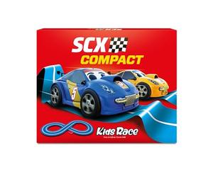 SCX - Circuito Compact - Traccia completa - 2 Auto e 2 telecomandi 1:43 (Kids Race)