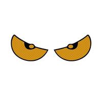 scyca Adesivi di avvertimento riflettenti, nastro riflettente per auto, adesivi di avvertimento per auto di gatto, adesivi multiuso per motociclette, adesivi riflettenti