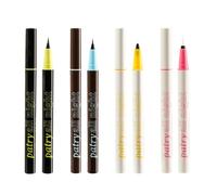 scyca Eyeliner liquido impermeabile, eyeliner liquido - Set di 4 matite liquide per eyeliner con punta precisa | Eyeliner a lunga tenuta a prova di sbavature, cosmetico per il trucco degli occhi