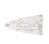scyca Modelli di disegno,Modello di disegno - Regole di stencil acrilici Righello geometrico per misurare | Modelli di disegni geometrici, strumento di per disegnare artisti, alla