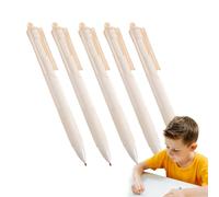scyca Penne a inchiostro nero, 5 pz eleganti penne per firma commerciale da 0,5 mm | Penne da studio unisex per studenti per la scuola, la casa, l'ufficio, il