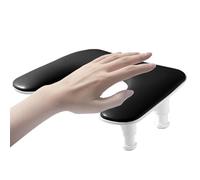 scyca Poggiamano per manicure, poggiabraccio per unghie - Poggiamano per unghie antiscivolo in pelle PU,Cuscino per la mano ergonomico regolabile, cuscino per il riposo della mano morbido e