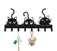 scyca Portachiavi per gatti da parete, simpatico gancio per chiavi per gatti - Simpatico appendiabiti da parete | Ganci da parete creativi per animali, ganci per decorazioni per il soggiorno per