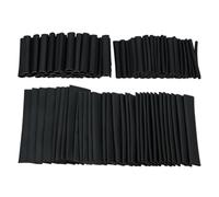 scyca Tubi termorestringenti, tubi termoretraibili | 127X Guaina termorestringente industriale per cavi | 7 misure, assortimento di tubi avvolgibili per manicotti per cavi elettrici per una protezione