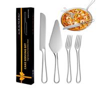scyca Utensili per affettare formaggio tagliaformaggio per cucina | Affettatrice per dolci da cucina in acciaio | Stoviglie da forno taglierina per formaggio per matrimoni, condivisione dei pasti