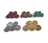 Scythe & Expeditions Metal Coins (80) - Gioco da tavolo