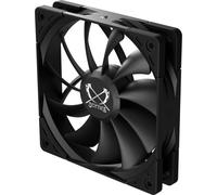 Scythe Kaze Flex II 120 PWN - Ventola per case del computer, 120 x 25 mm, flusso d'aria ottimizzata, silenziosa, cuscinetto fluido-dinamico, connettore a 4 pin, confezione singola (Standard Edition