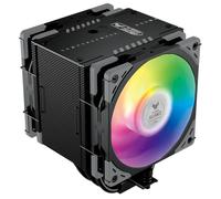 Scythe Mugen 6 TUF Gaming Black Edition CPU Air Cooler, Intel LGA1700, LGA1151, AMD AM5, AM4 Supporto, 120 mm, Torre singola, doppia ventola, coperchio superiore in alluminio, SCMG-6000TUFB